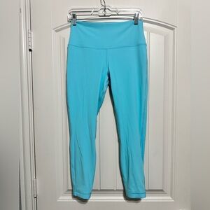 Lululemon Align High-Rise Pant 25" in Cyan Blue